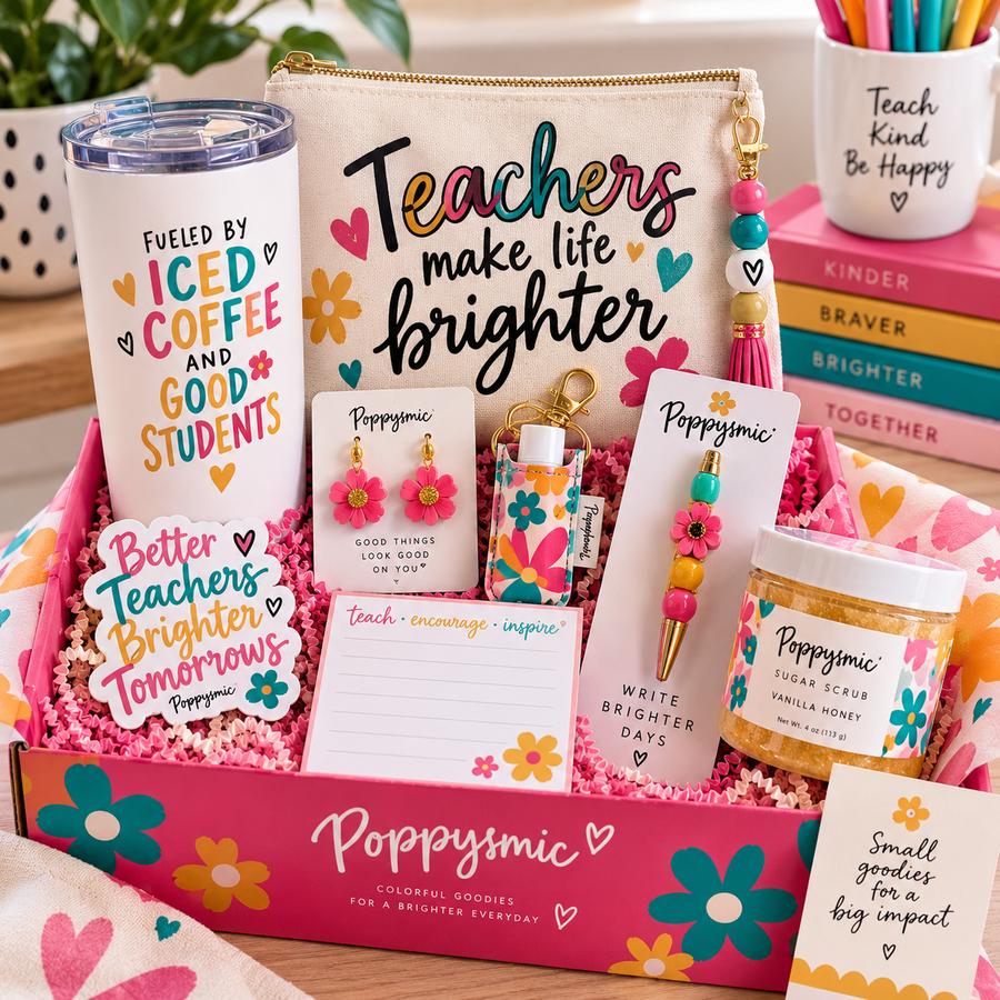 Poppysmic teacher gift sets