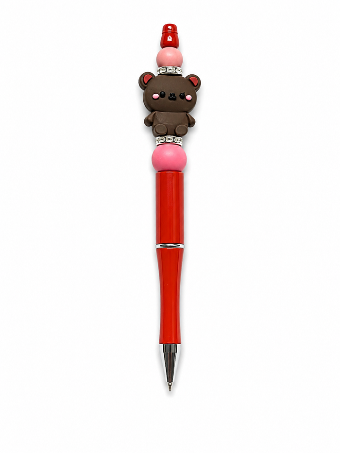 Teddy Bear Poppysmic Beadable Pen