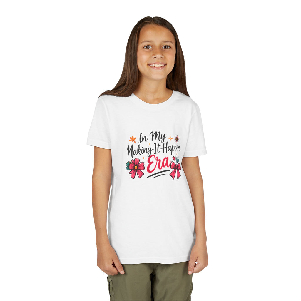 Youth Tee - In My Making-It-Happen Era Floral Graphic