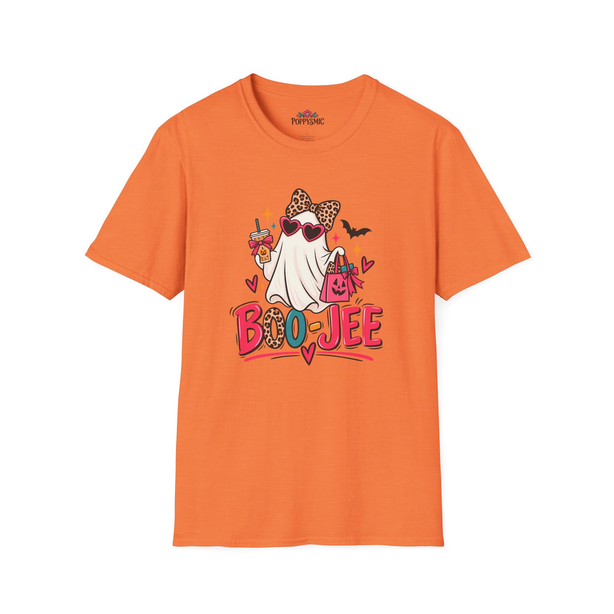 Boo-Jee Ghost Tee – Cute Glam Halloween T-Shirt