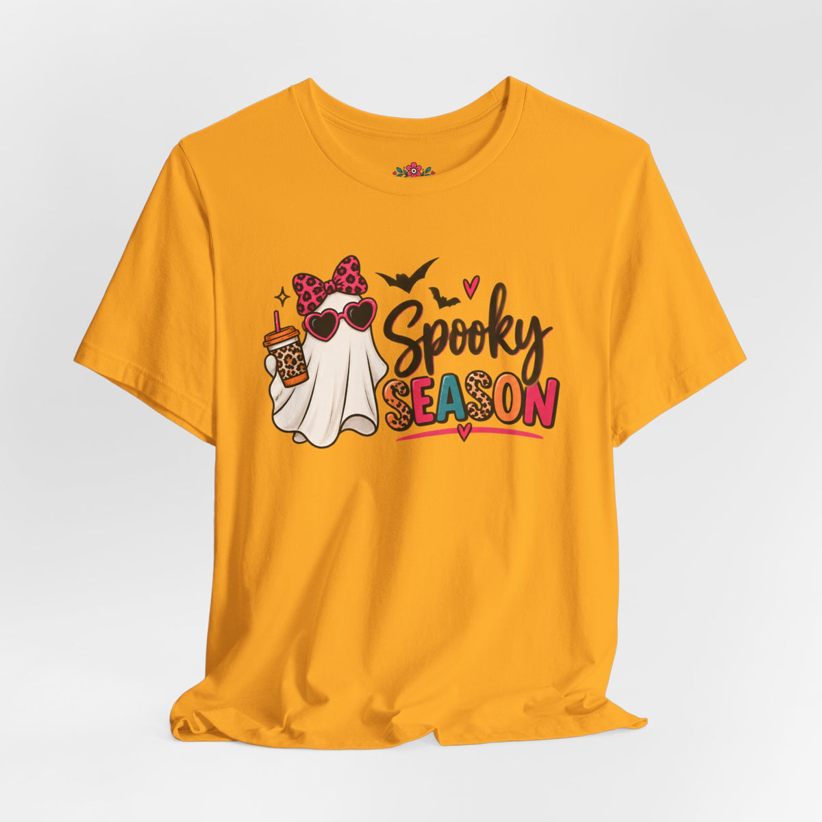 Spooky Season Ghost Tee — Cute Halloween Graphic T-Shirt
