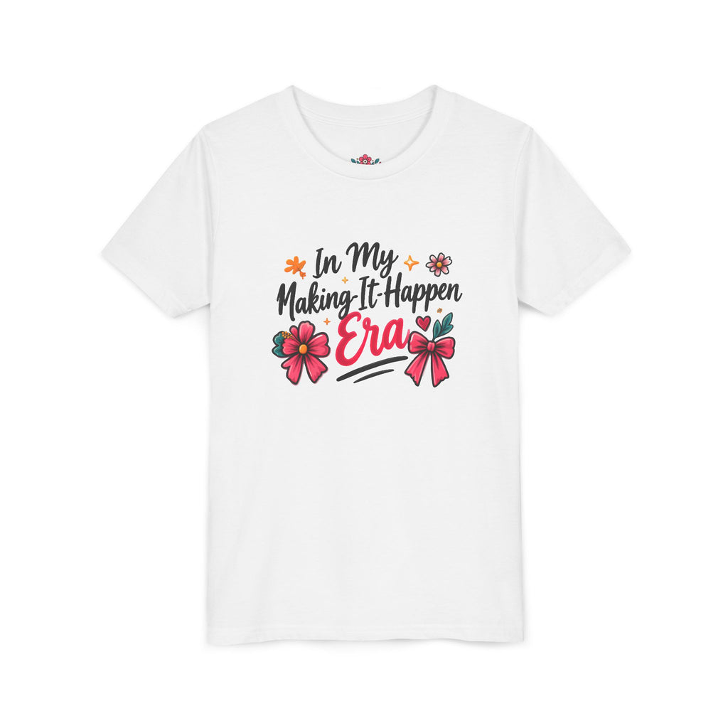 Youth Tee - In My Making-It-Happen Era Floral Graphic