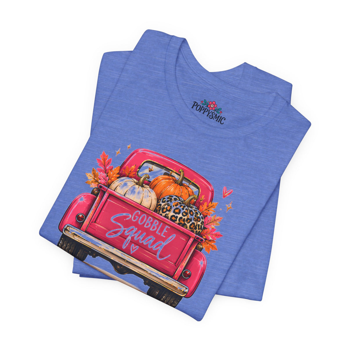 Gobbles Squad Thanksgiving Turkey Truck T-Shirt