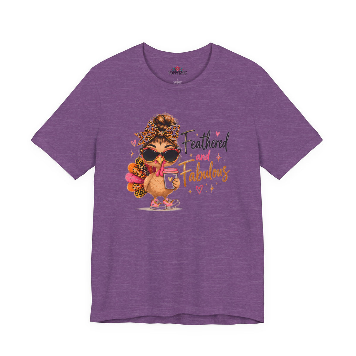 Feathered and Fabulous Flamingo Graphic Tee