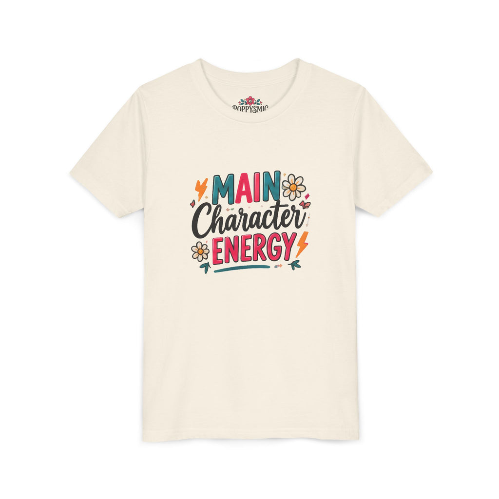 Youth Tee — "Main Character Energy" Graphic Shirt