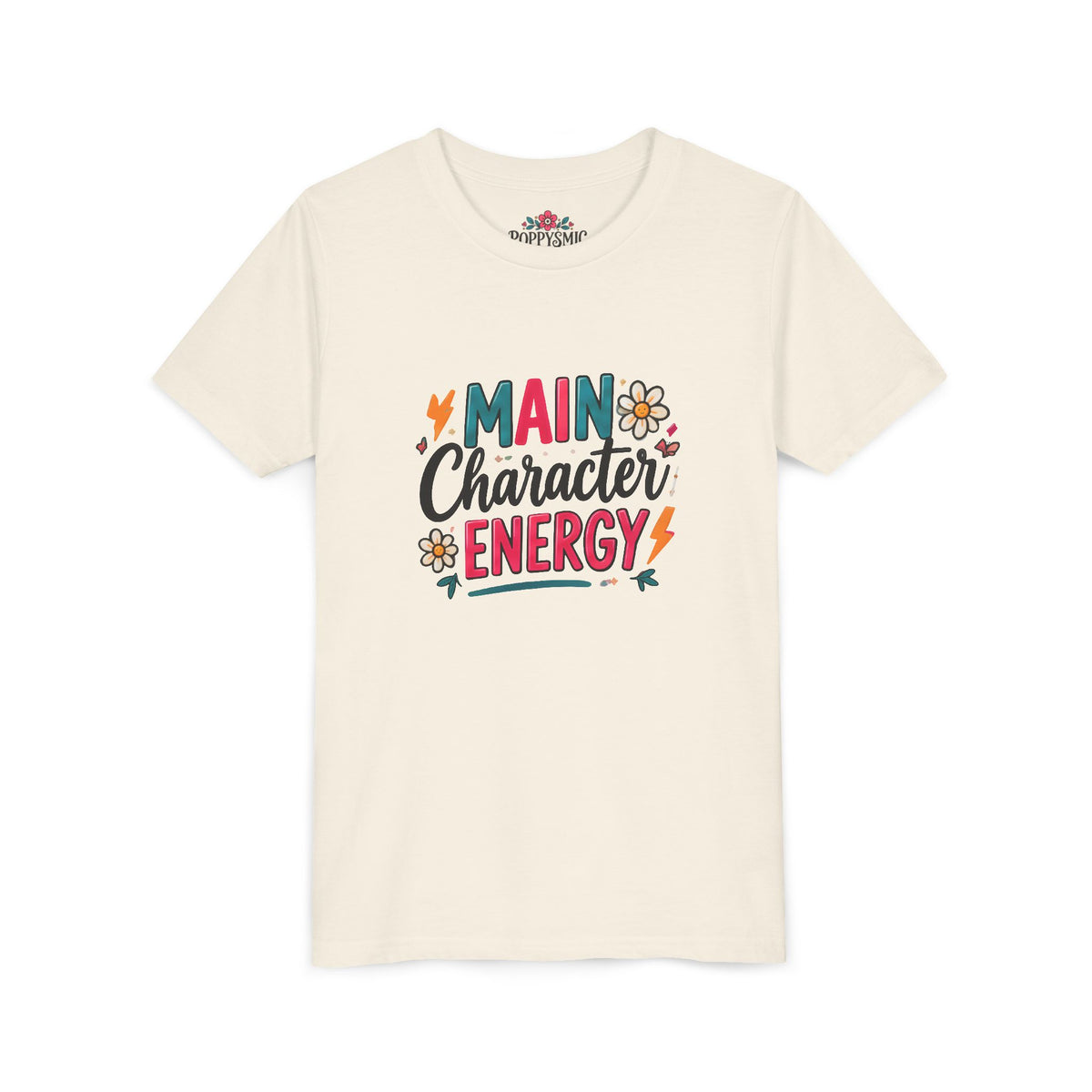 Youth Tee — "Main Character Energy" Graphic Shirt