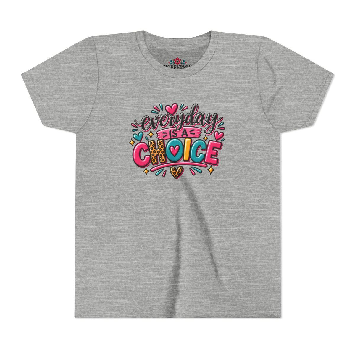 Everyday Is A Choice Youth Tee — Colorful Inspirational Kids T-Shirt
