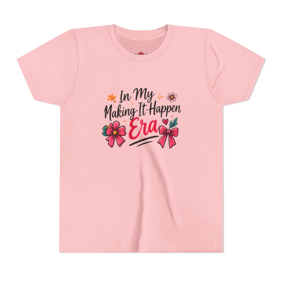 Youth Tee - In My Making-It-Happen Era Floral Graphic