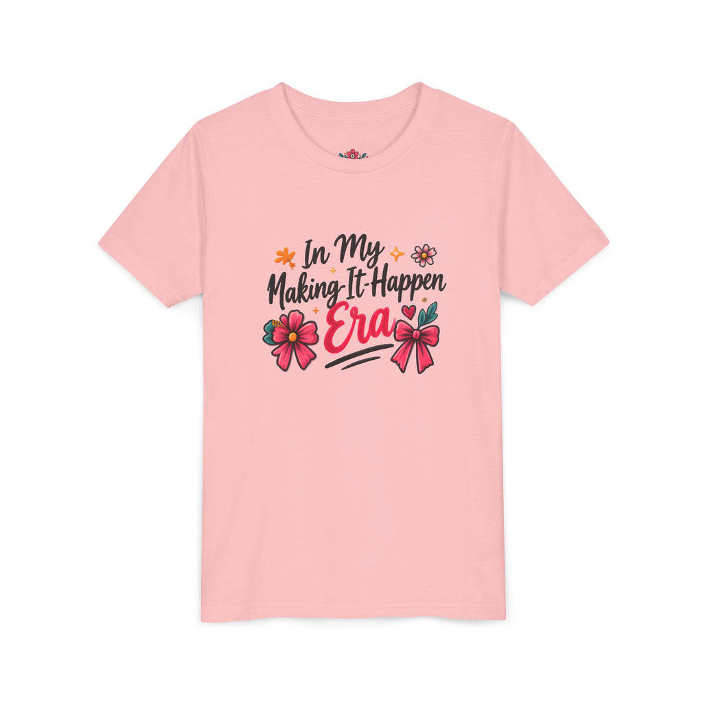 Youth Tee - In My Making-It-Happen Era Floral Graphic