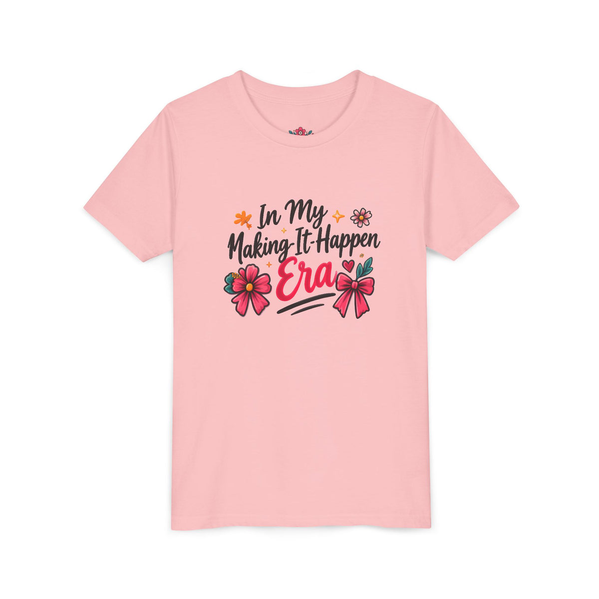 Youth Tee - In My Making-It-Happen Era Floral Graphic