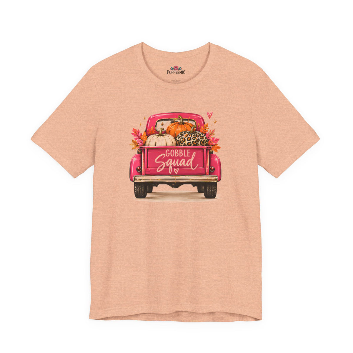 Gobbles Squad Thanksgiving Turkey Truck T-Shirt