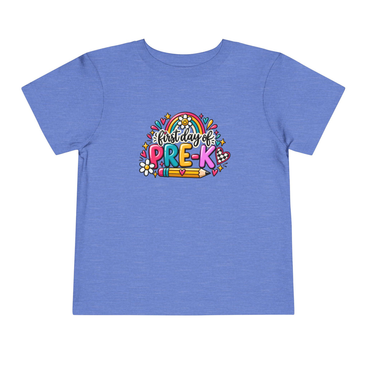 Pre-K First Day Toddler Tee — Colorful Back-to-School Shirt