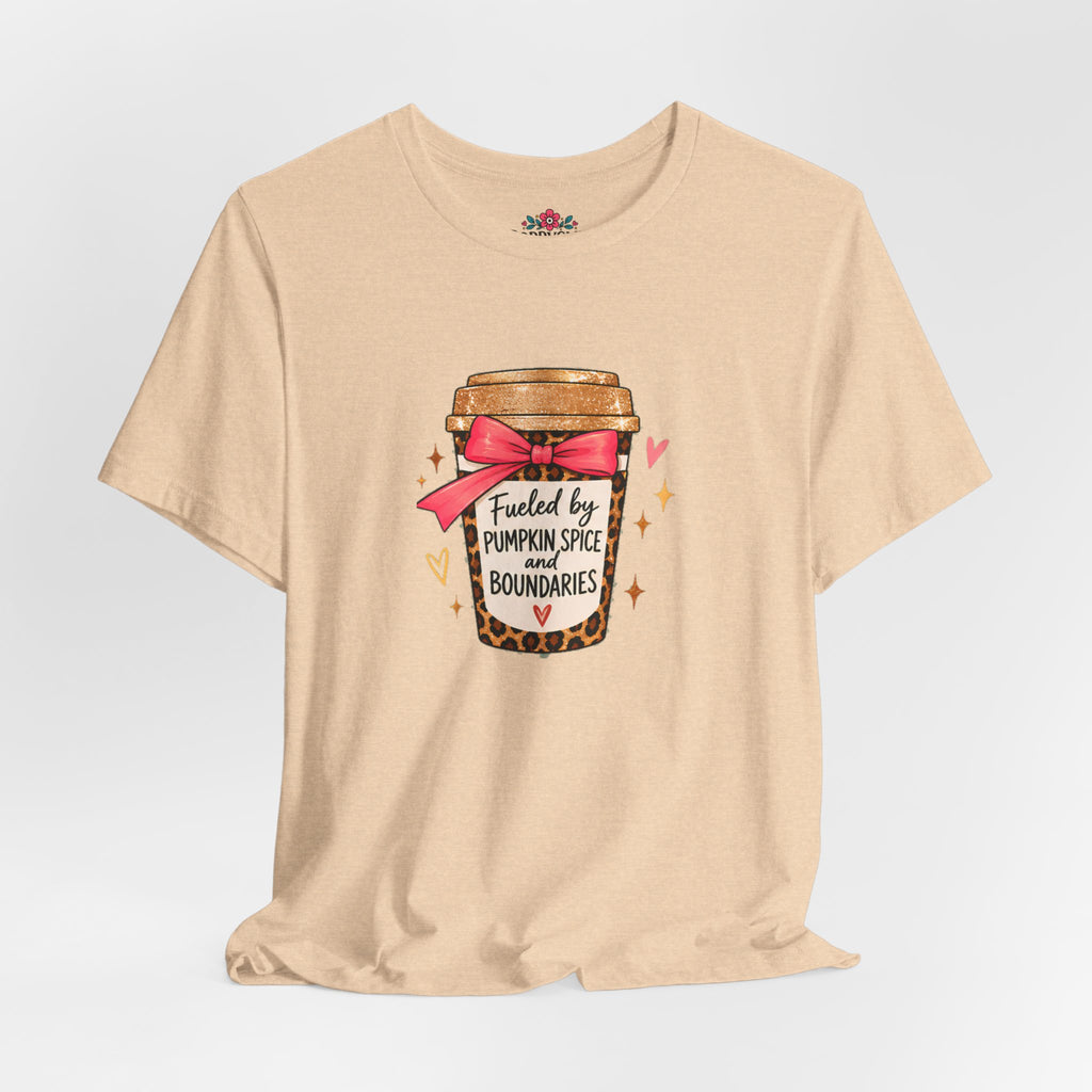 Fueled by Pumpkin Spice and Boundaries Graphic T-Shirt
