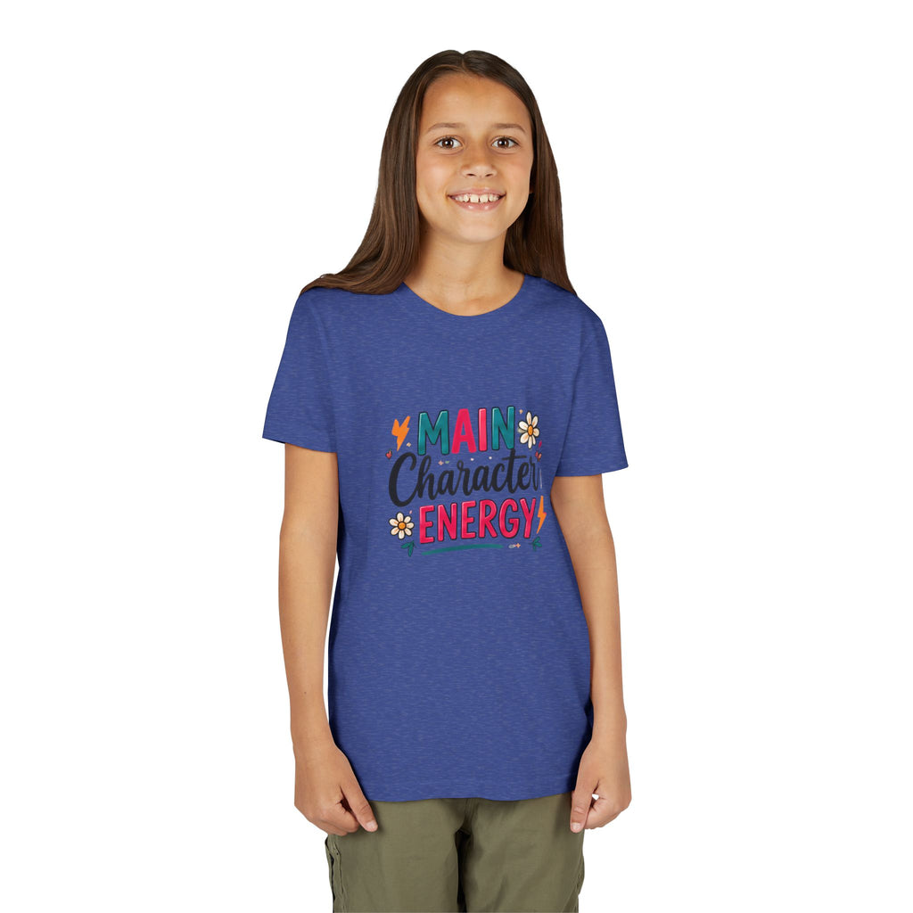 Youth Tee — "Main Character Energy" Graphic Shirt