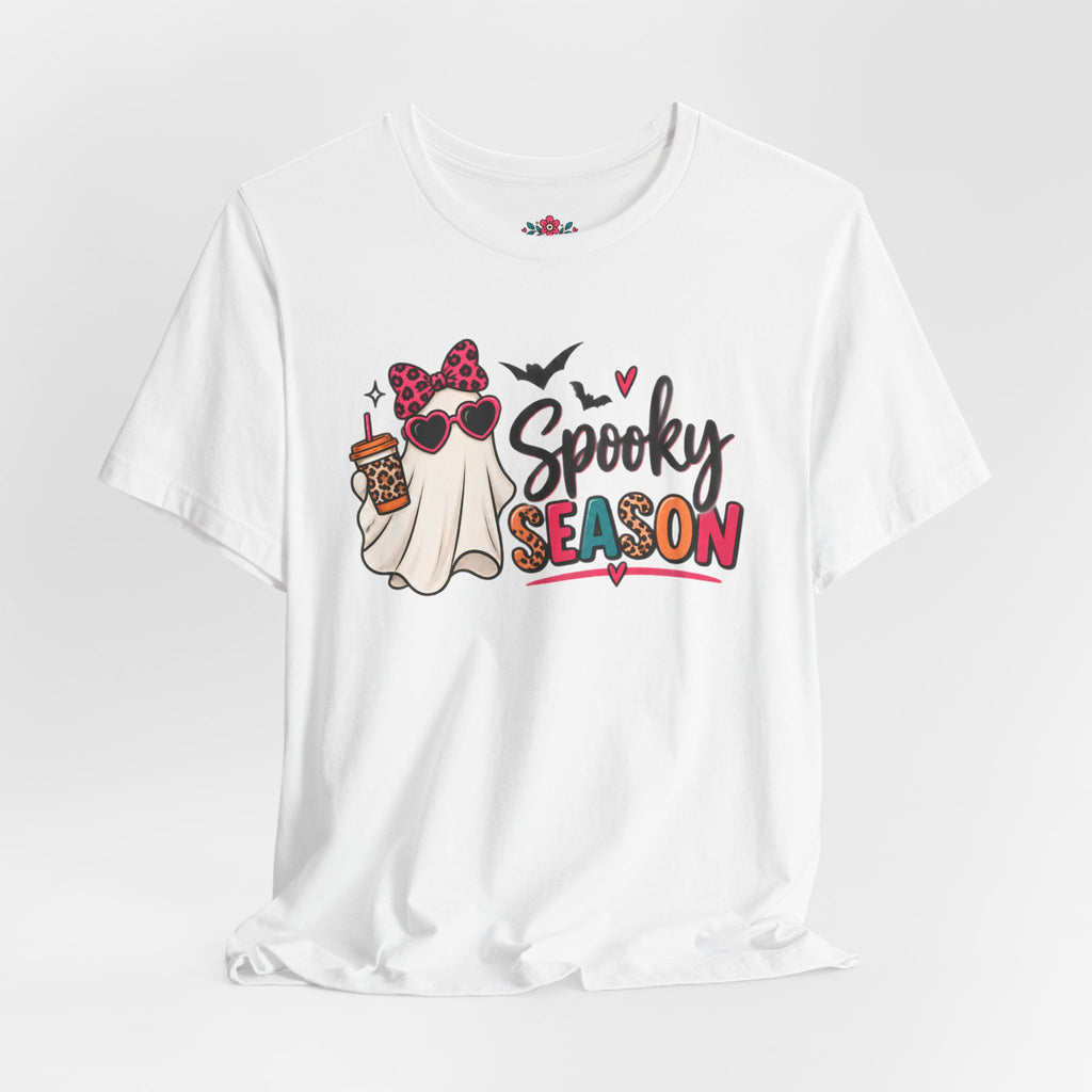Spooky Season Ghost Tee — Cute Halloween Graphic T-Shirt