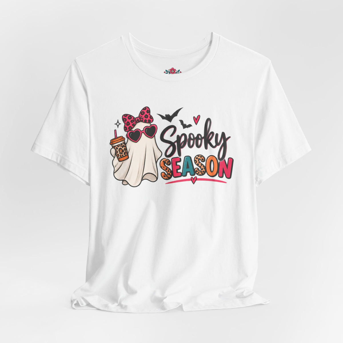 Spooky Season Ghost Tee — Cute Halloween Graphic T-Shirt