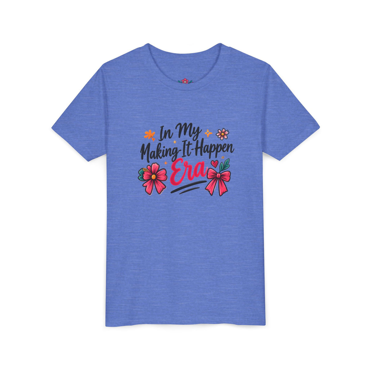 Youth Tee - In My Making-It-Happen Era Floral Graphic