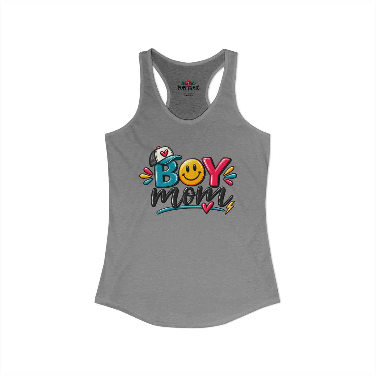 Boy Mom Racerback Tank
