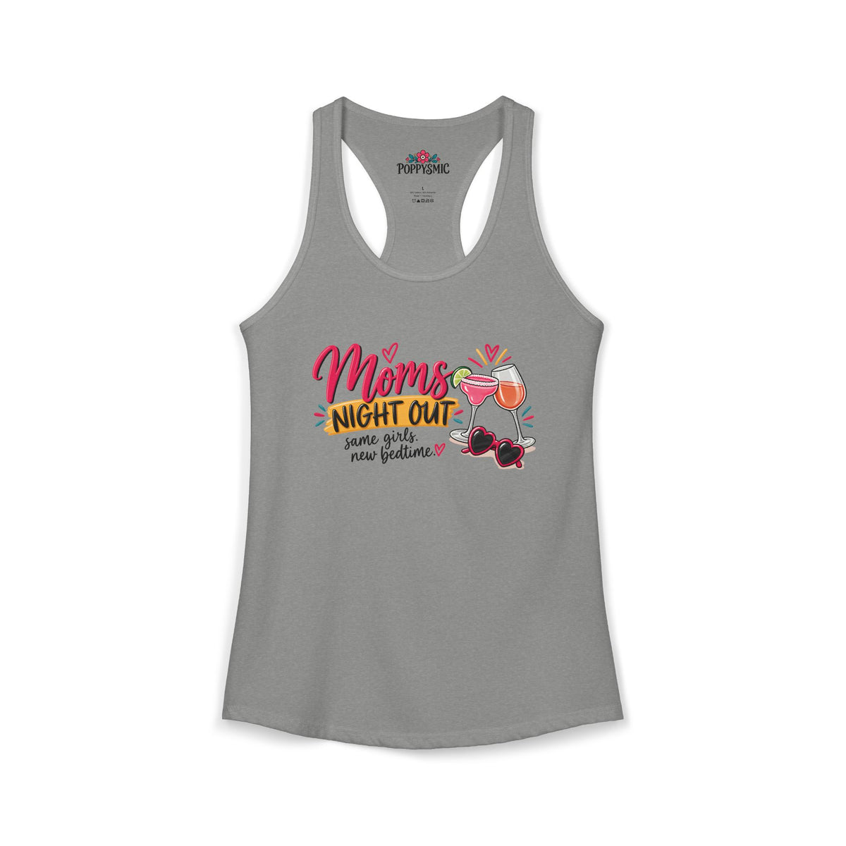 mom's Night Out Women's Ideal Racerback Tank
