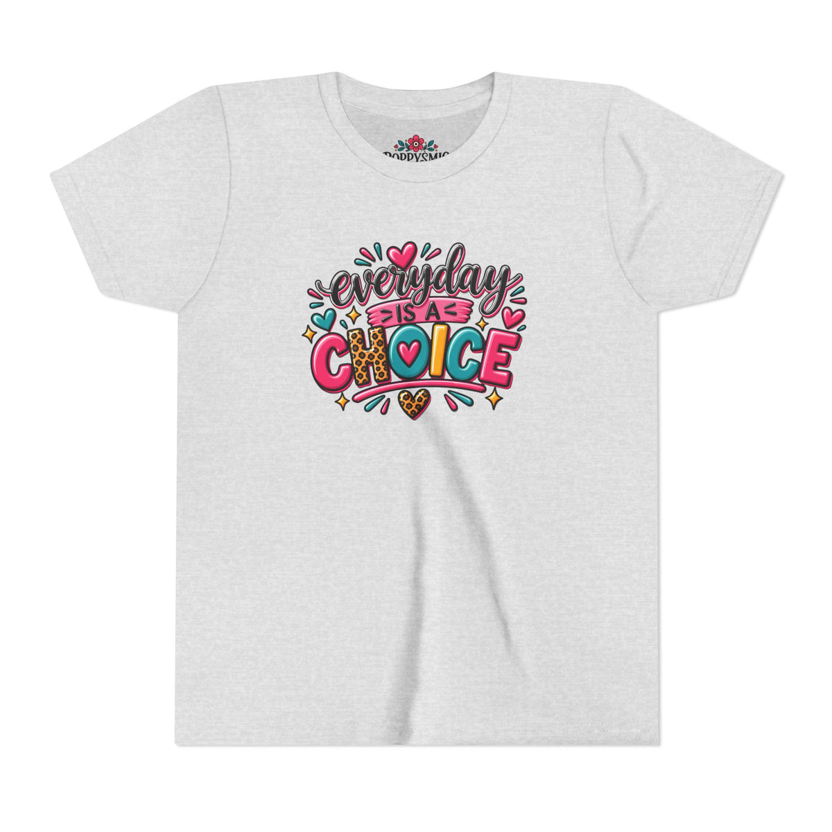 Everyday Is A Choice Youth Tee — Colorful Inspirational Kids T-Shirt