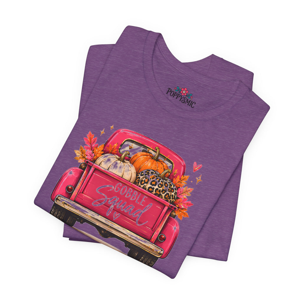 Gobbles Squad Thanksgiving Turkey Truck T-Shirt