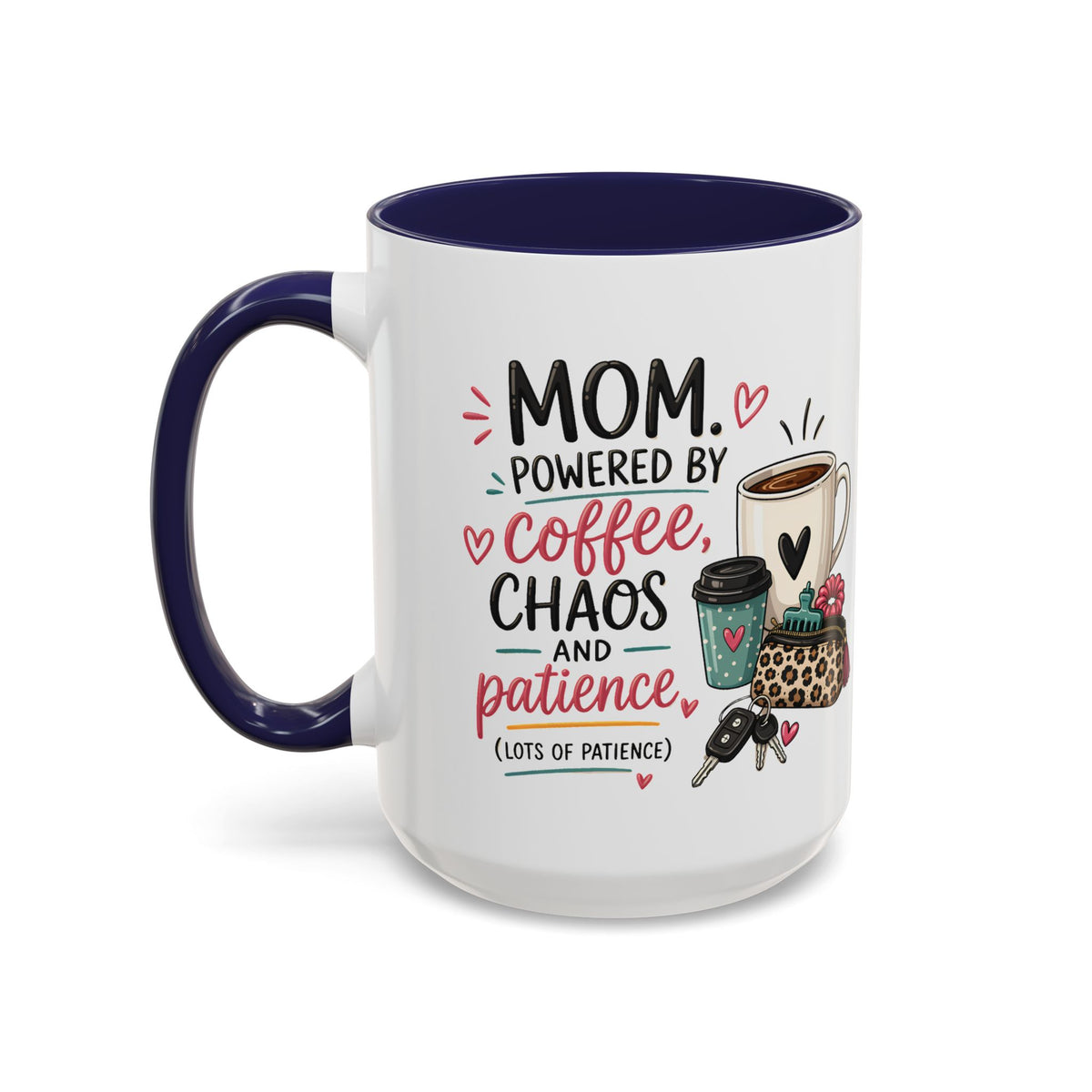 Coffee Lovers Accent Mug — Cute Cowgirl Boots & Coffee Illustration (11/15oz)