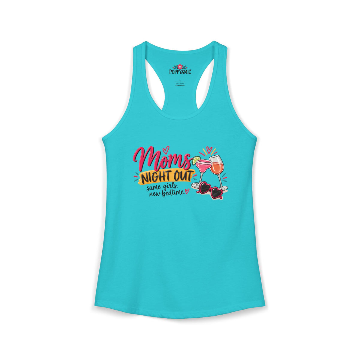 mom's Night Out Women's Ideal Racerback Tank