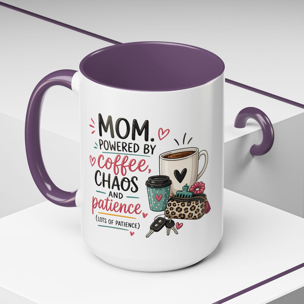 Coffee Lovers Accent Mug — Cute Cowgirl Boots & Coffee Illustration (11/15oz)
