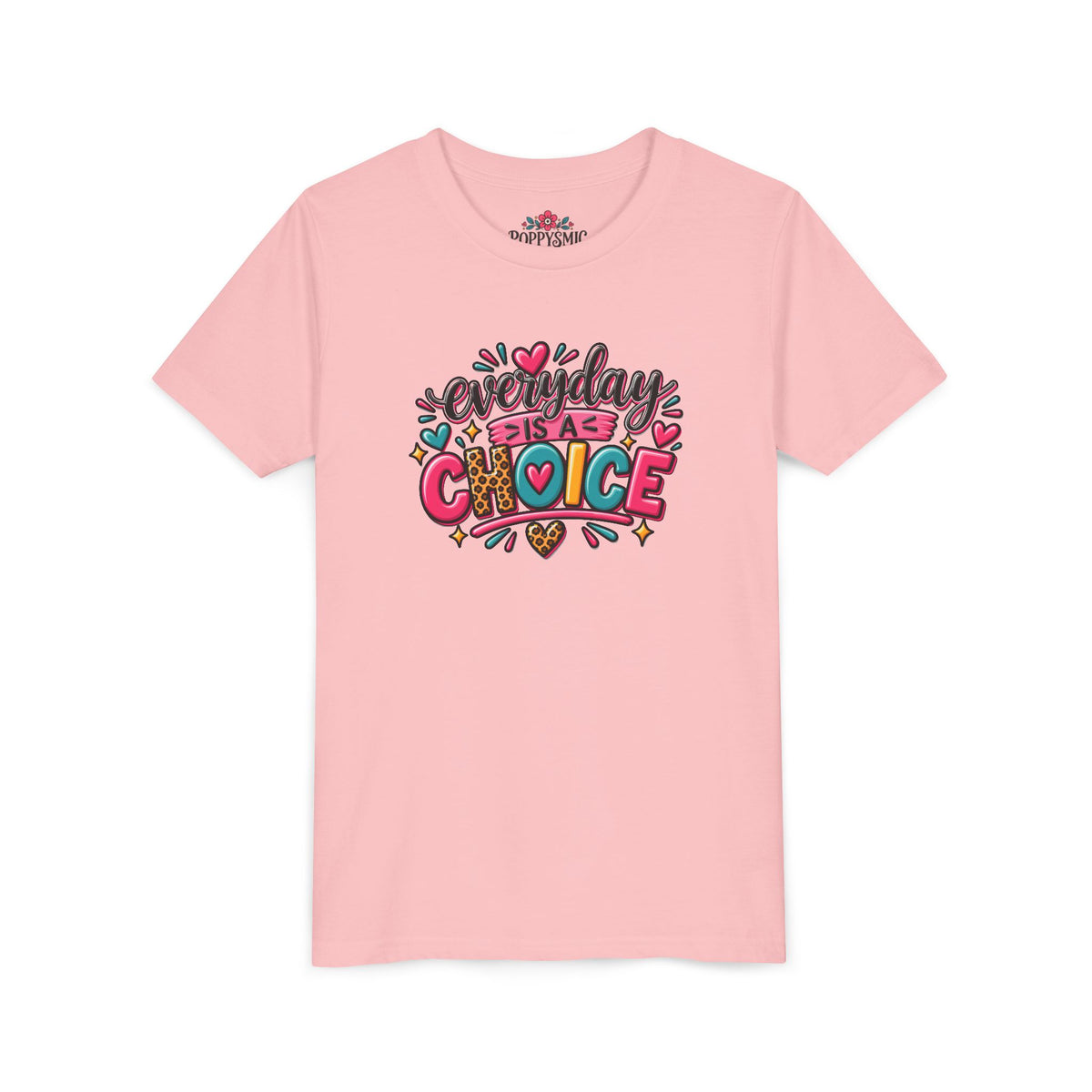Everyday Is A Choice Youth Tee — Colorful Inspirational Kids T-Shirt