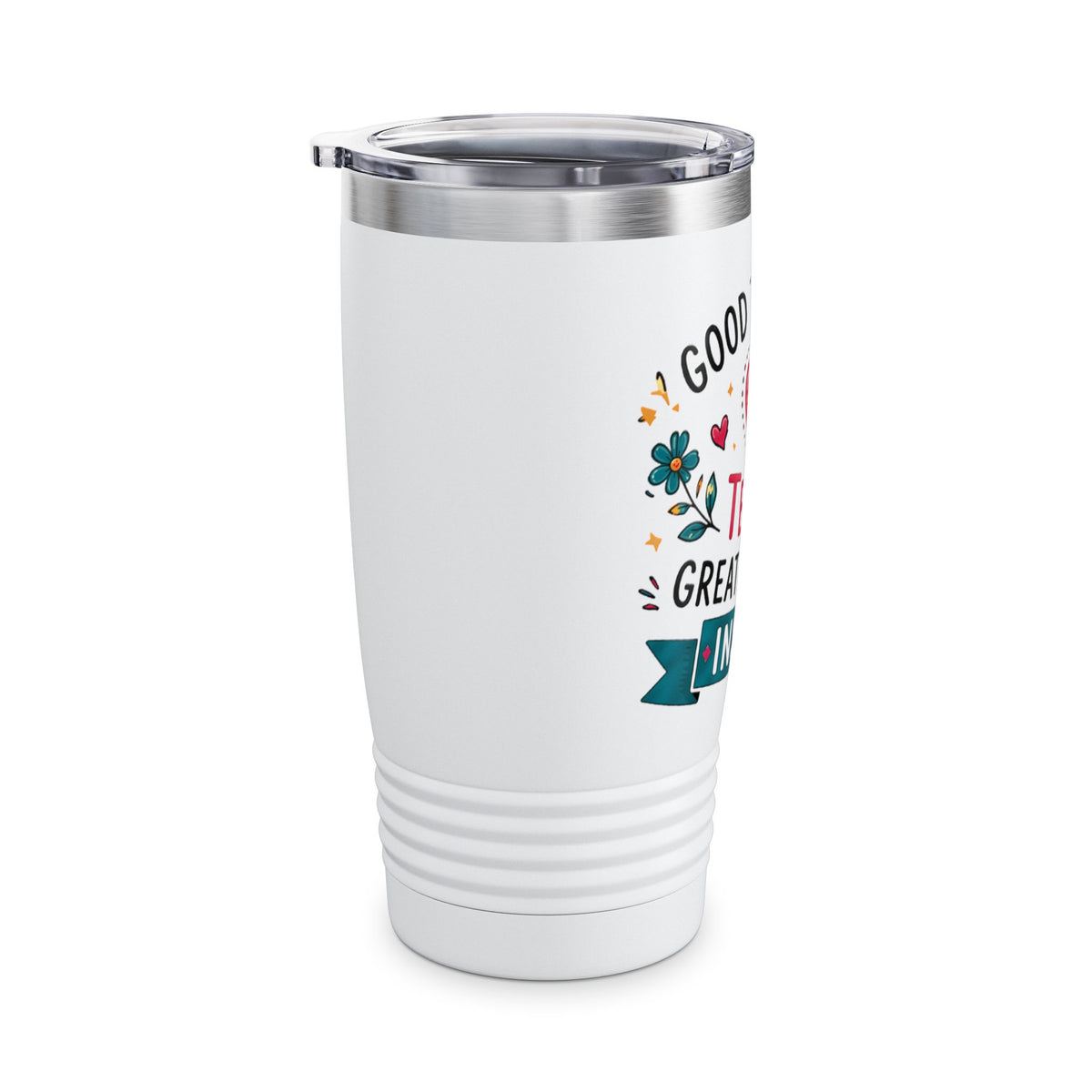 Teacher Tumbler - "Good Teachers Teach, Great Teachers Inspire" 20oz Insulated Travel Cup