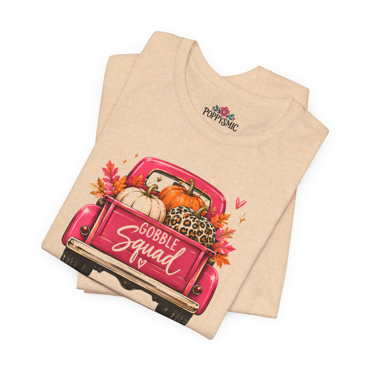 Gobbles Squad Thanksgiving Turkey Truck T-Shirt