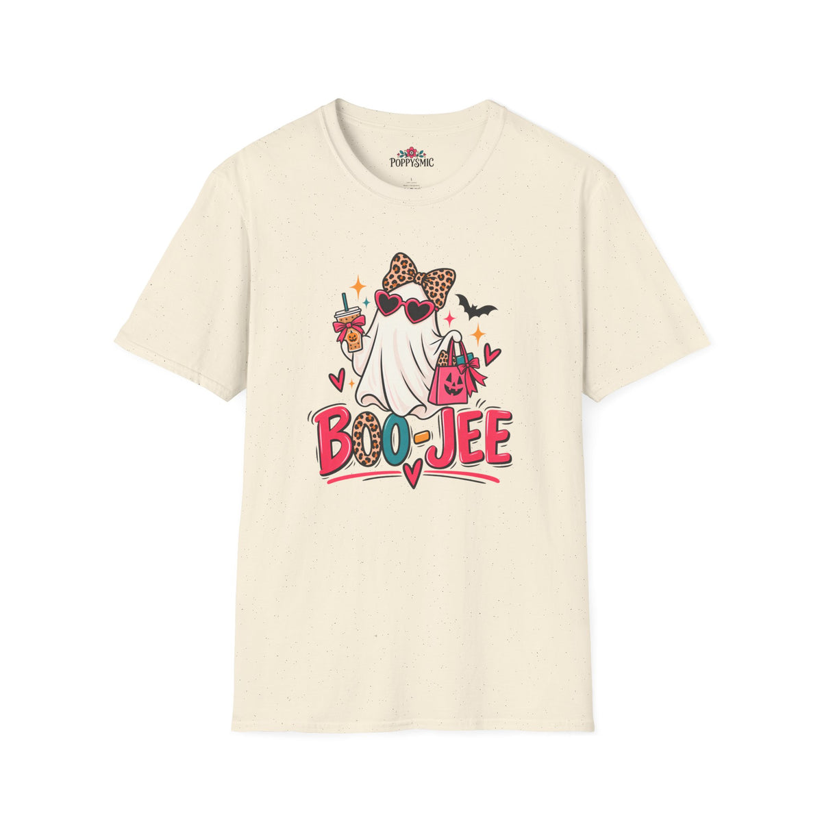 Boo-Jee Ghost Tee – Cute Glam Halloween T-Shirt