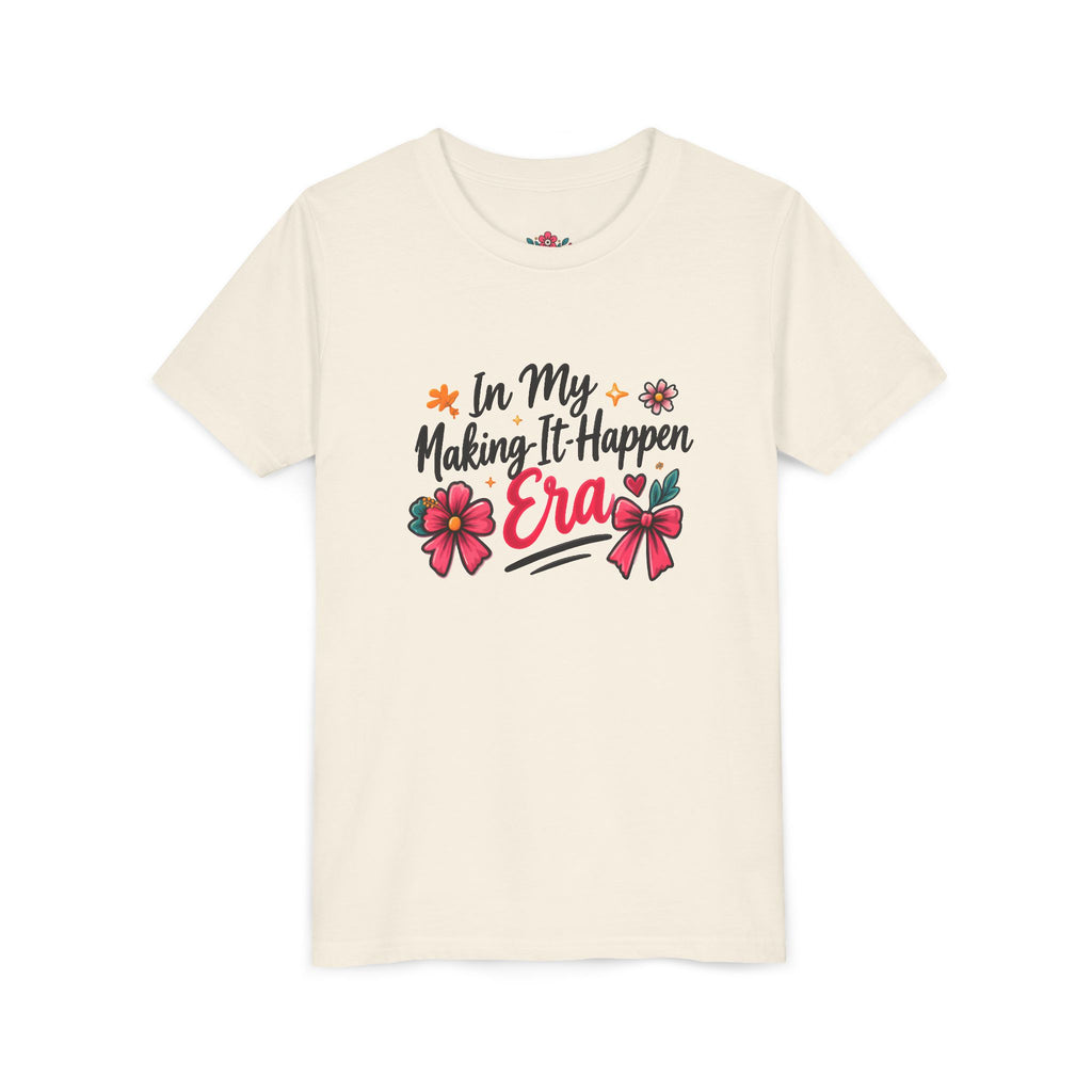 Youth Tee - In My Making-It-Happen Era Floral Graphic