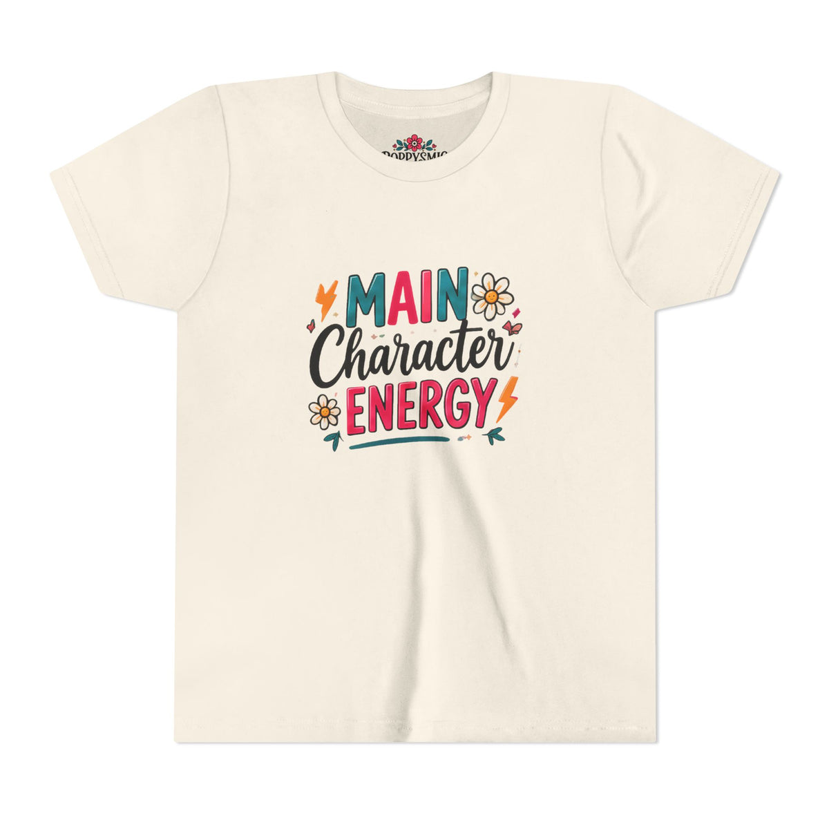 Youth Tee — "Main Character Energy" Graphic Shirt