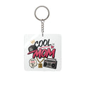 Cool Mom Square Keychain