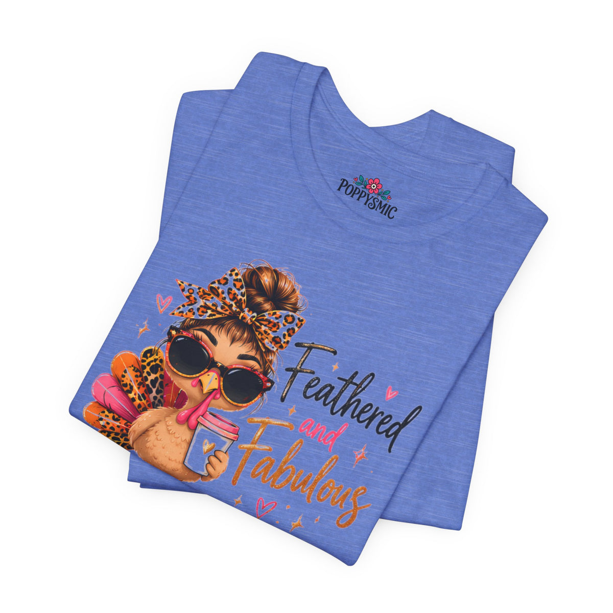 Feathered and Fabulous Flamingo Graphic Tee
