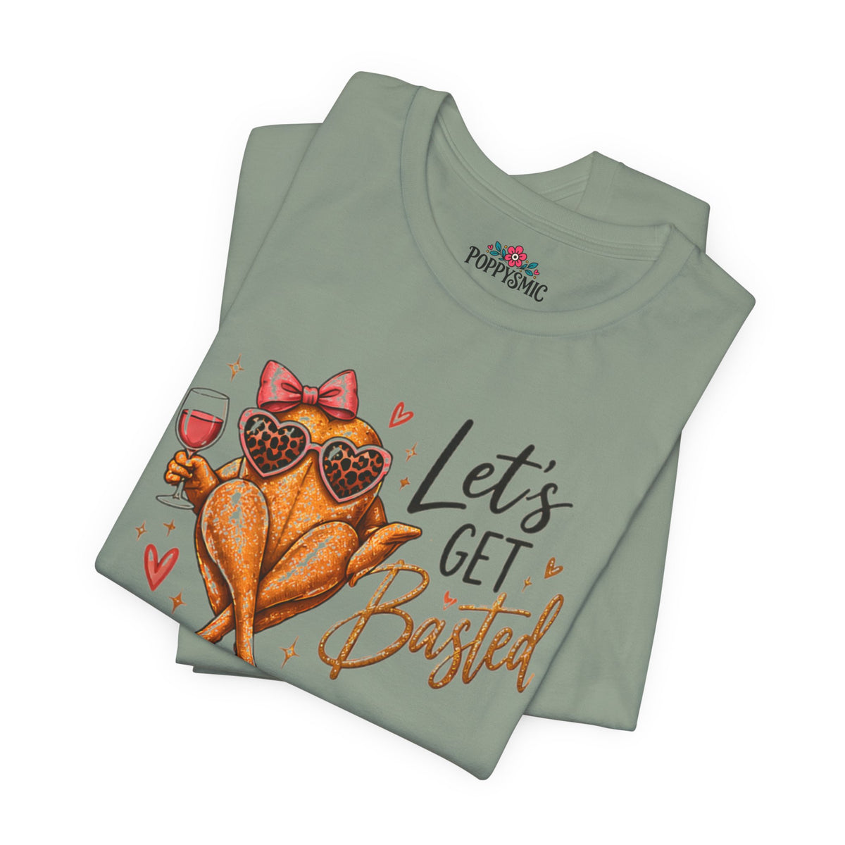 Let’s Get Toasted Turkey Drinking Graphic Tee