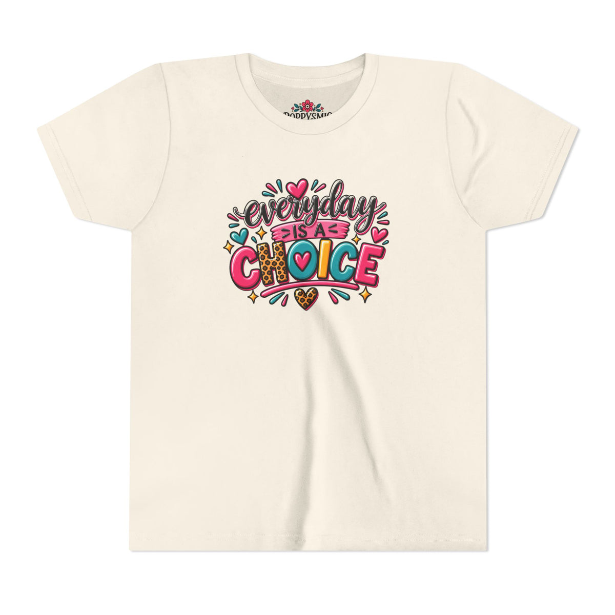Everyday Is A Choice Youth Tee — Colorful Inspirational Kids T-Shirt