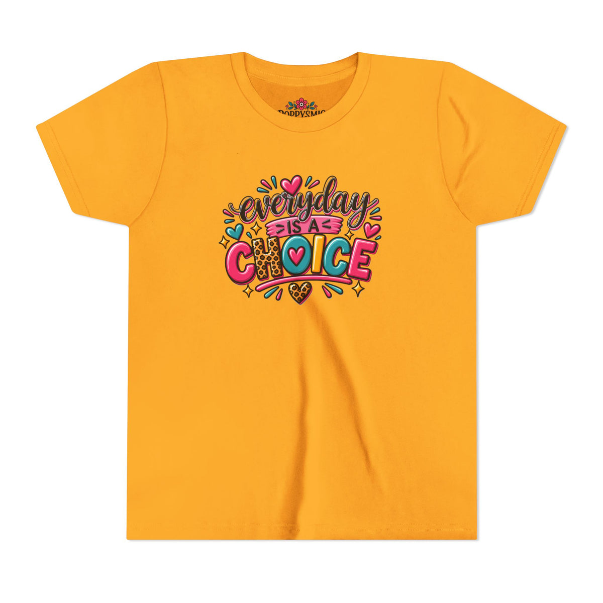 Everyday Is A Choice Youth Tee — Colorful Inspirational Kids T-Shirt