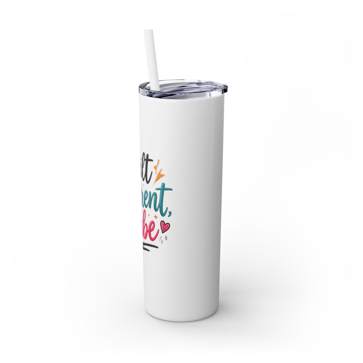 Built Different Babe Skinny Tumbler — 20oz Insulated Straw Cup