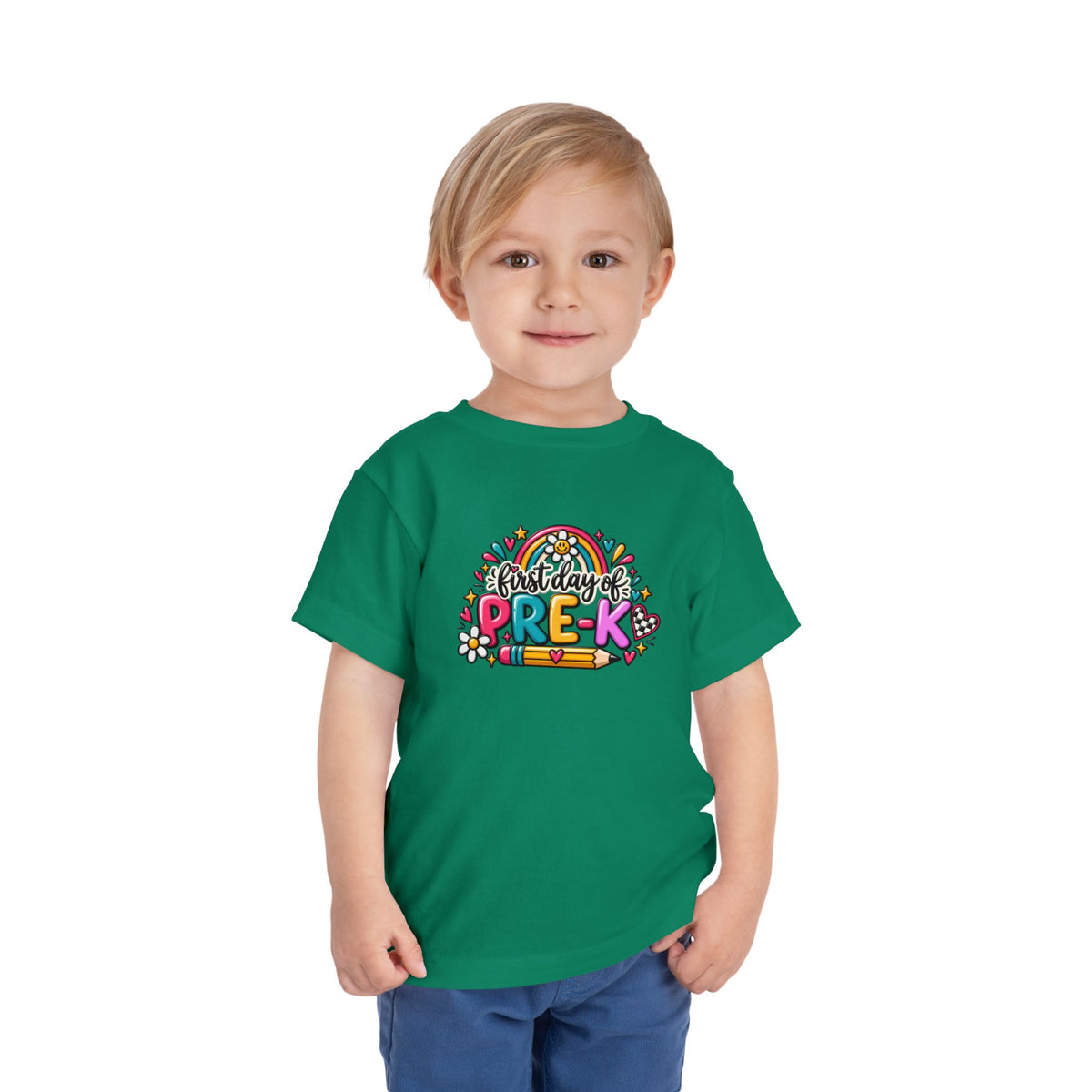 Pre-K First Day Toddler Tee — Colorful Back-to-School Shirt