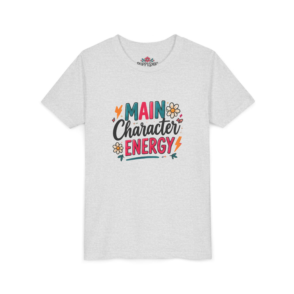 Youth Tee — "Main Character Energy" Graphic Shirt