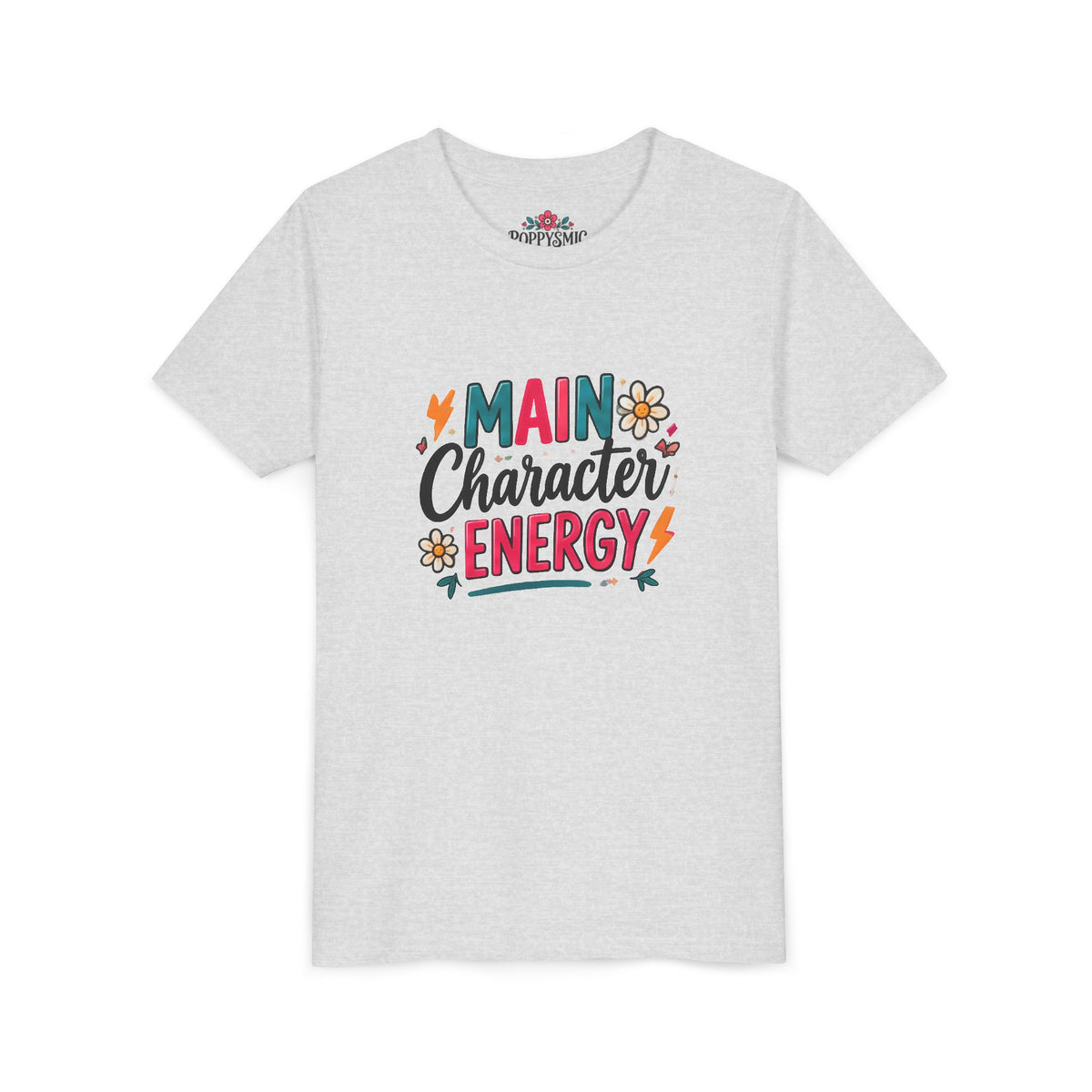 Youth Tee — "Main Character Energy" Graphic Shirt
