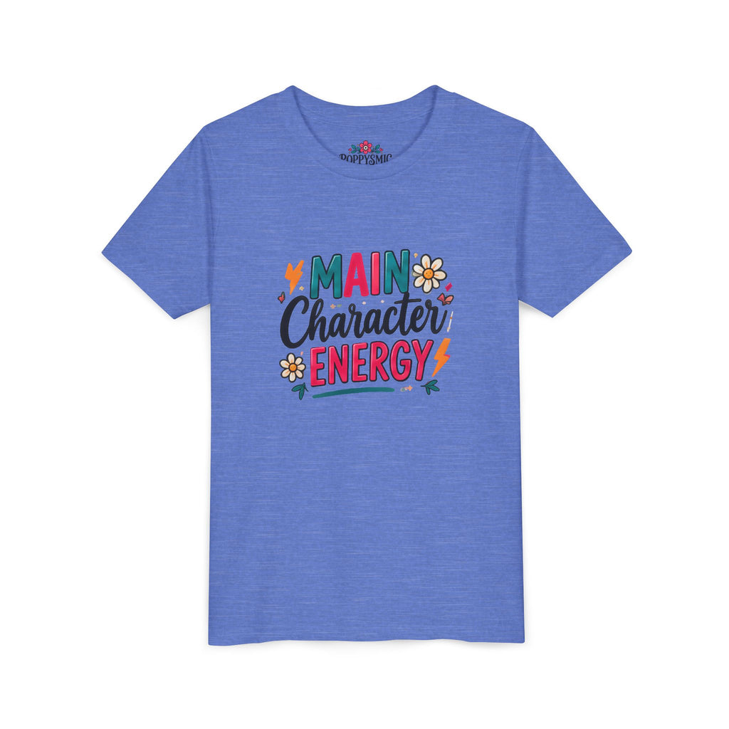 Youth Tee — "Main Character Energy" Graphic Shirt