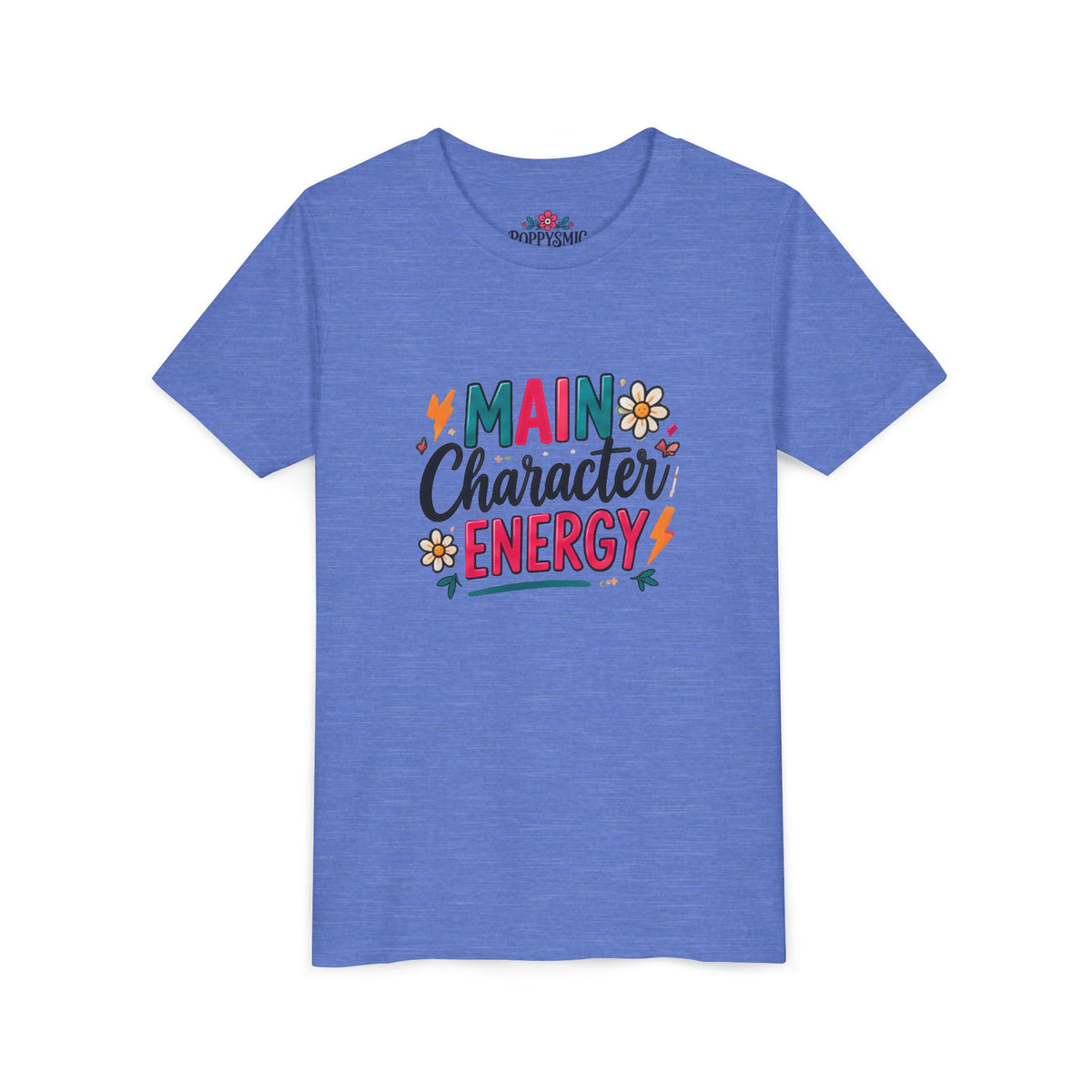 Youth Tee — "Main Character Energy" Graphic Shirt