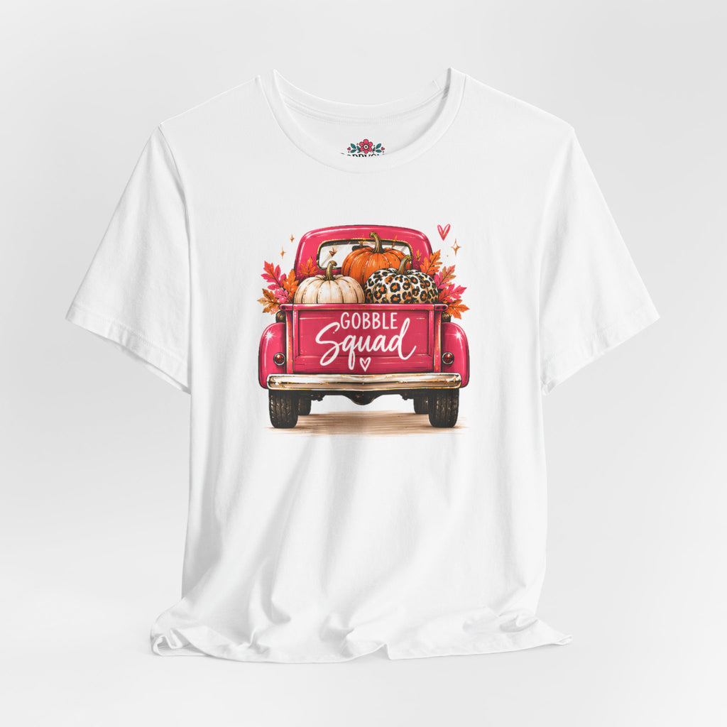 Gobbles Squad Thanksgiving Turkey Truck T-Shirt
