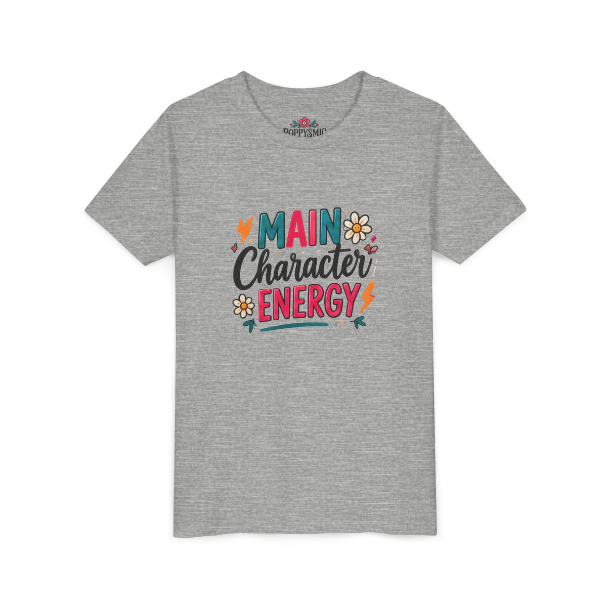 Youth Tee — "Main Character Energy" Graphic Shirt