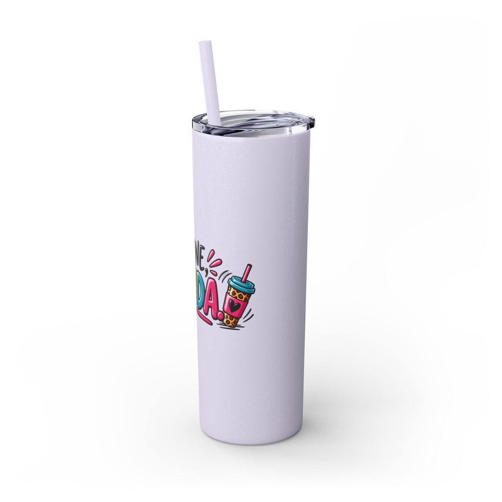 Skinny Tumbler (20oz) - "I'm Done, Yolanda!" Colorful Funny Straw Cup