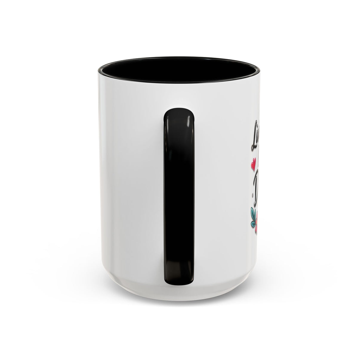 Inspirational Coffee Mug - "Live Life To Dream About" Accent Ceramic Mug (11/15oz)