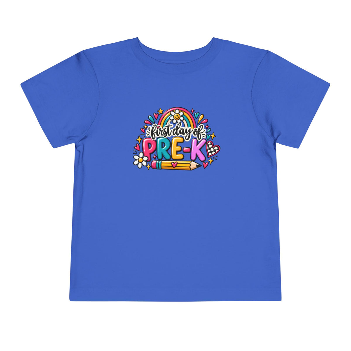 Pre-K First Day Toddler Tee — Colorful Back-to-School Shirt
